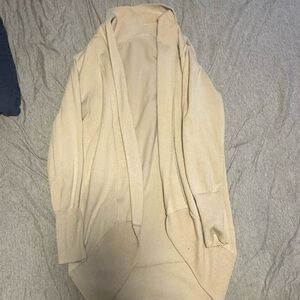 Women’s tan cardigan